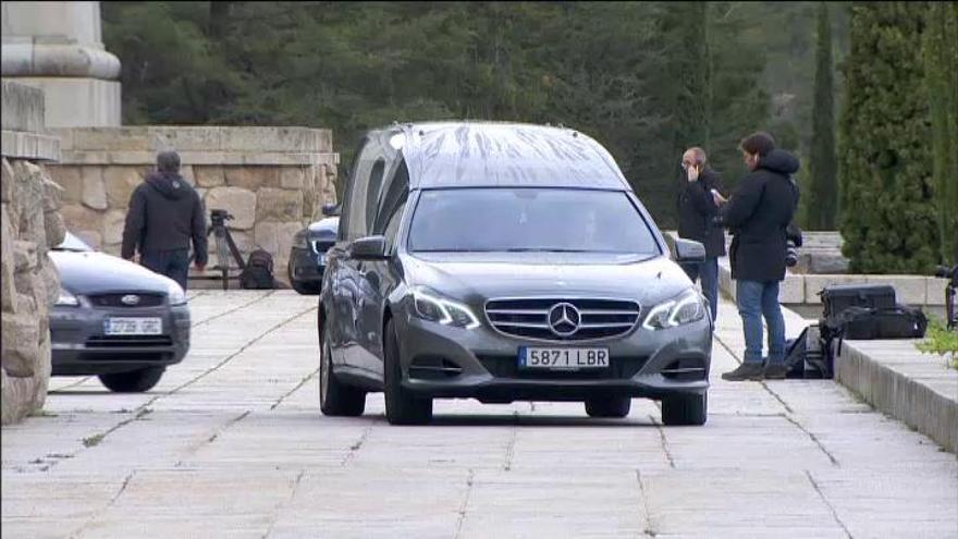 Último ensayo antes de la exhumación de Franco