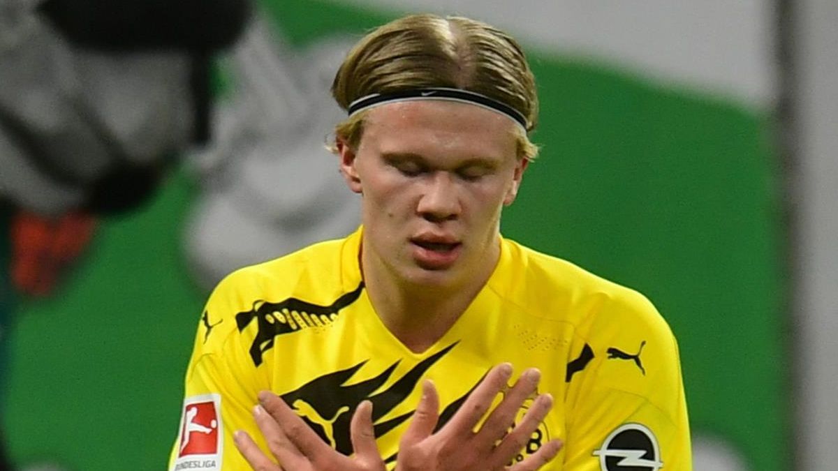 Haaland, delantero del Borussia Dortmund