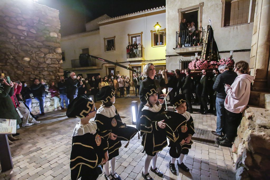 Semana Santa de Lorca 2022: Virgen de la Soledad del Paso Negro, iglesia y procesión