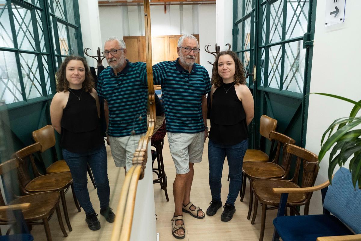 Irene Peris, vicepresidenta del Consell Valencià de la Joventut y Miguel Jordá, presidente del Consejo Valenciano de Personas Mayores