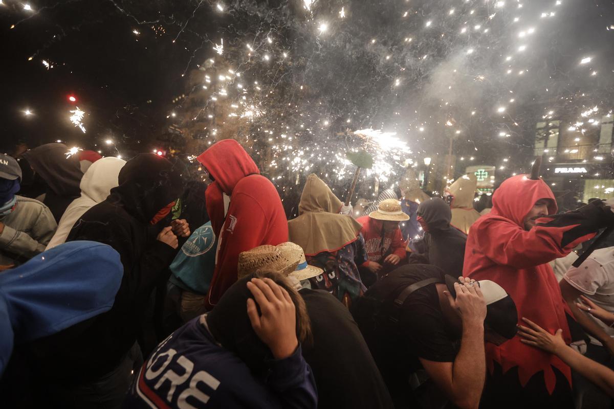 El correfoc de la Mercè, en imágenes