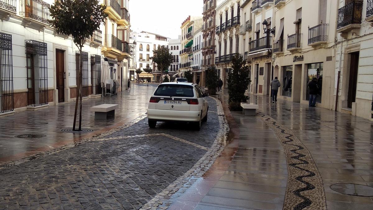 Este es el plan de tráfico y las prohibiciones de circulación para la Magna de Priego de Córdoba. Calle Río.