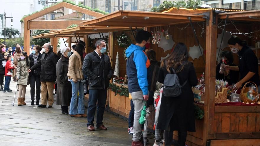 La plaza de A Ferraría acogerá un gran mercado de Navidad estas fiestas