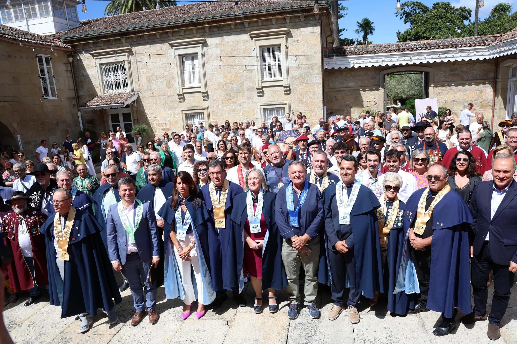 Un momento del XVII Capítulo da Orde da Ameixa de Carril.