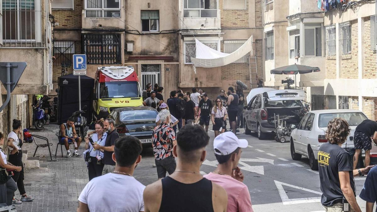 Rodaje en Alicante de la película &quot;Enemigos&quot;, de David Valero, para Prime Video