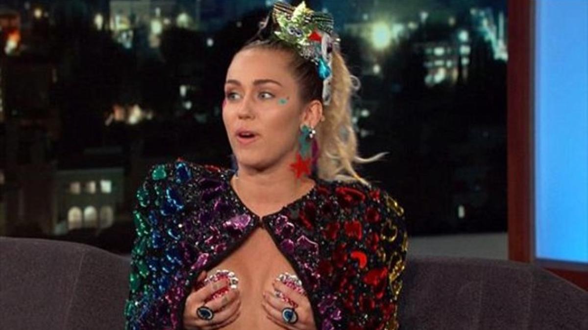 Miley Cyrus provoca a Kimmel_MEDIA_1
