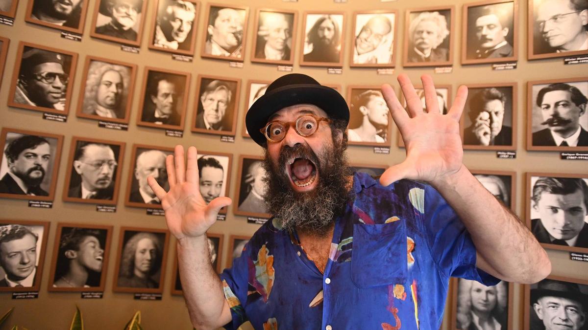 Ignatius Farray en el café Vitruvia