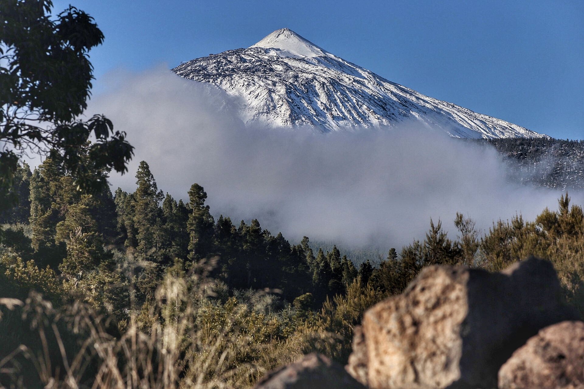 Jornada de nieve en El Teide