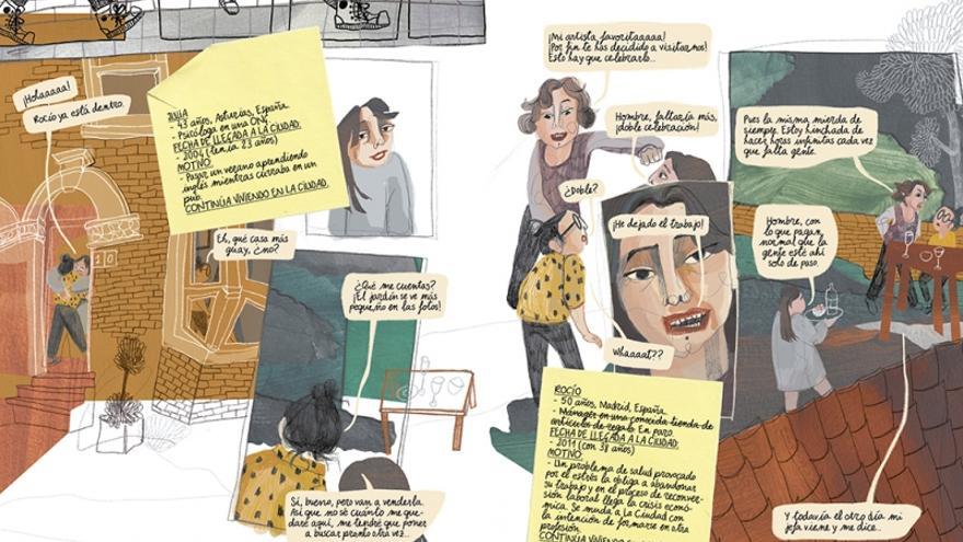 &quot;Una casa en La Ciudad&quot;, la búsqueda vital de la ilustradora Ilu Ros
