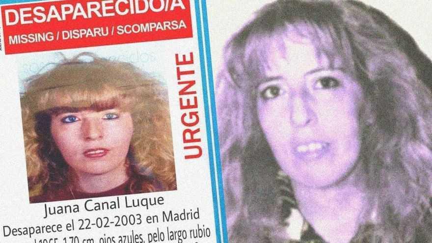 Un cartell d&#039;alerta per la desaparició de la dona i una fotografia compartida per la família