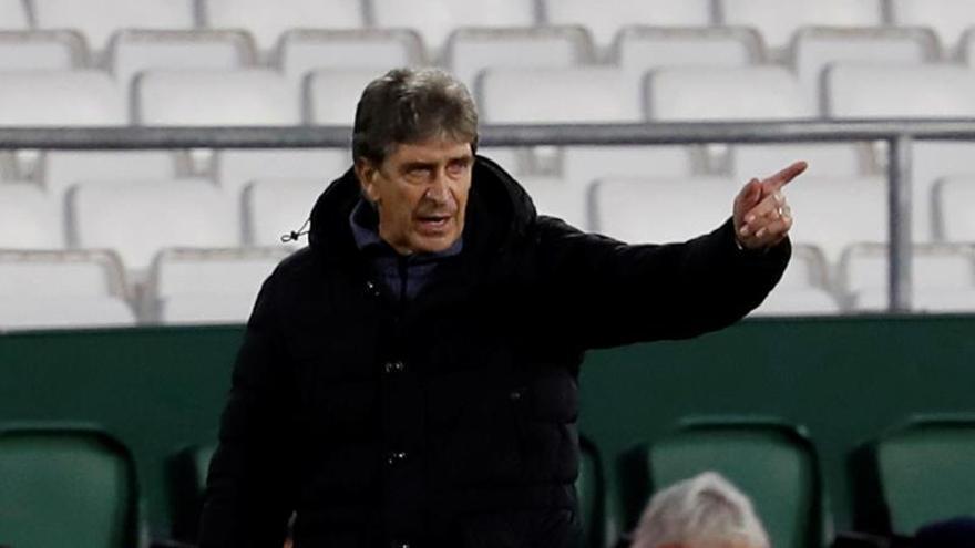 Pellegrini, durante un partido del Betis.