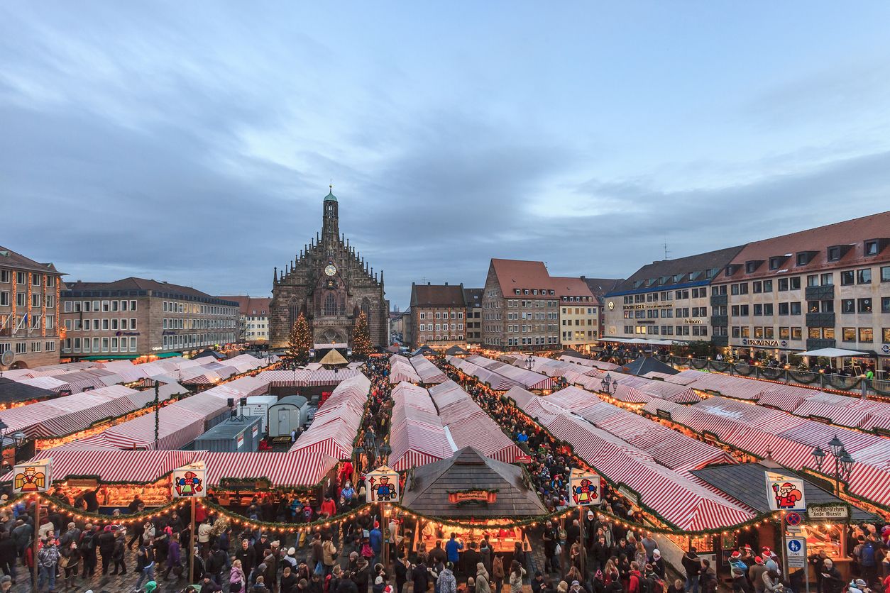 El famoso mercado navideño de Nuremberg