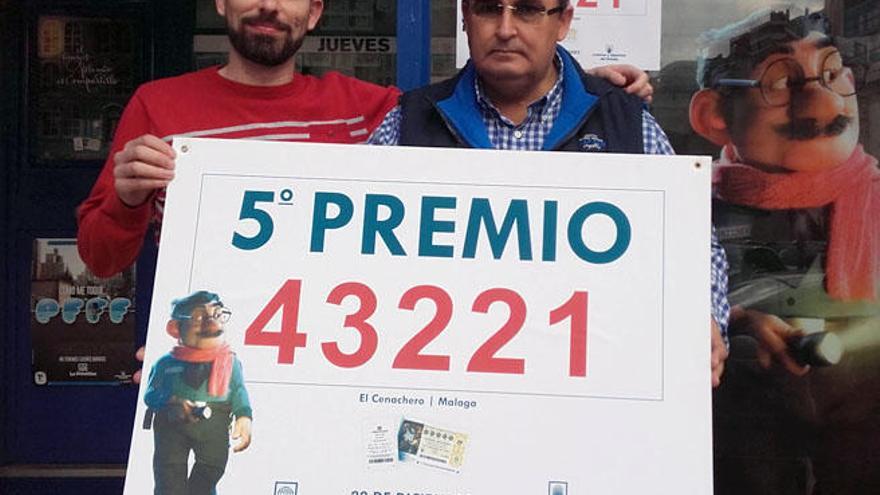 En la administración &#039;El Cenachero&#039; se vendía un décimo de un quinto premio.