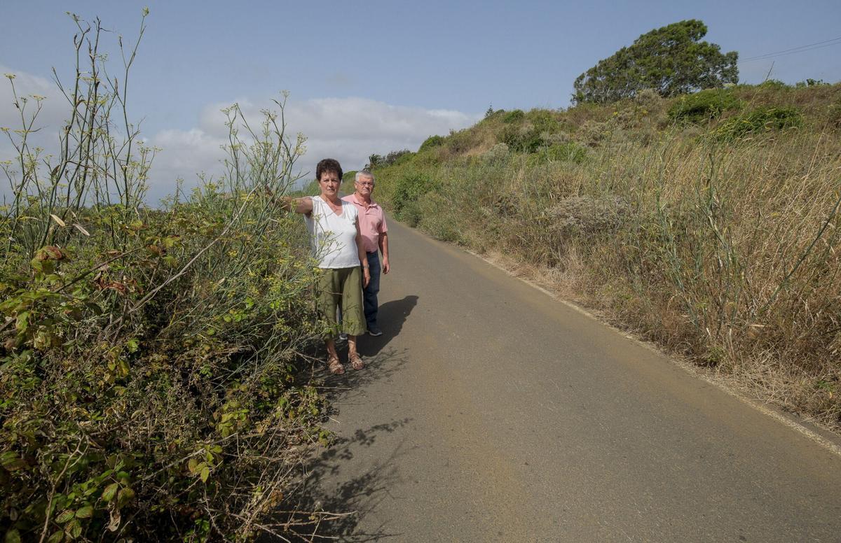 Vecinos de La Milagrosa advierten del riesgo de un tramo de carretera