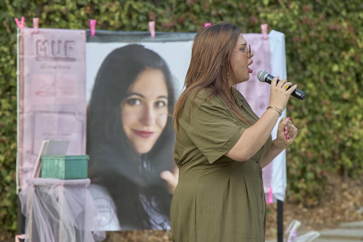 Les imatges de l'homenatge a la Carla Fernández Gutiérrez en el tercer aniversari del seu feminicidi
