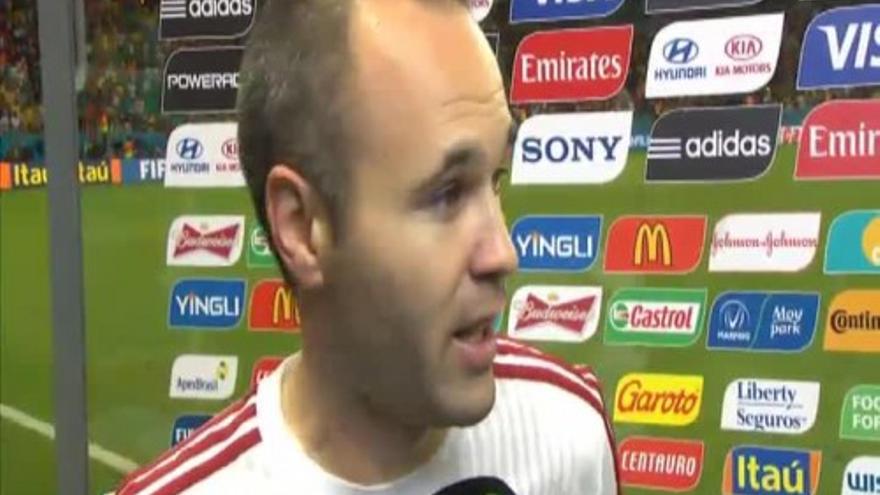 Iniesta: "No hemos tenido poder de reacción"