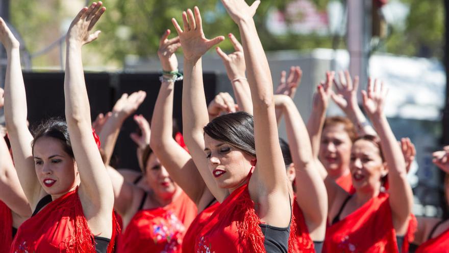 Flamenco en la anterior edición de la Feria de Abril de Alicante