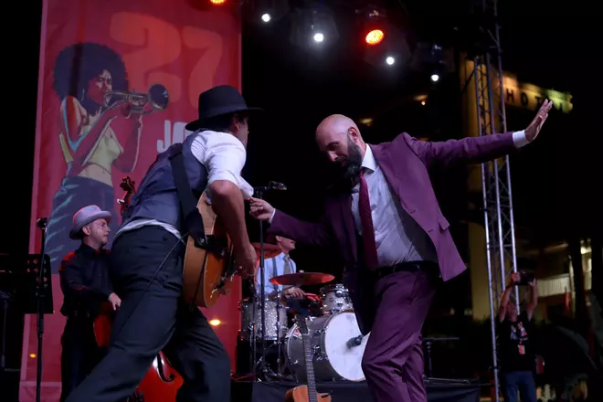 Las mejores imágenes de Zoot Suiters en el Festival Internacional Jazz San Javier