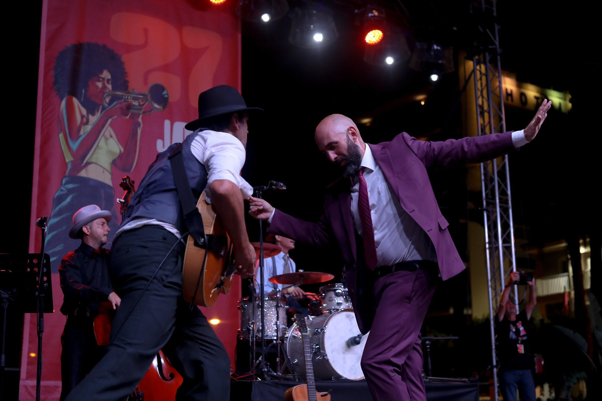 Las mejores imágenes de Zoot Suiters en el Festival Internacional Jazz San Javier