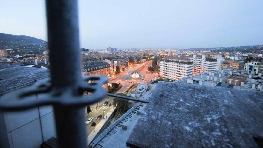 Vista desde una de las torres de pisos de la antigua parcela del Vasco.