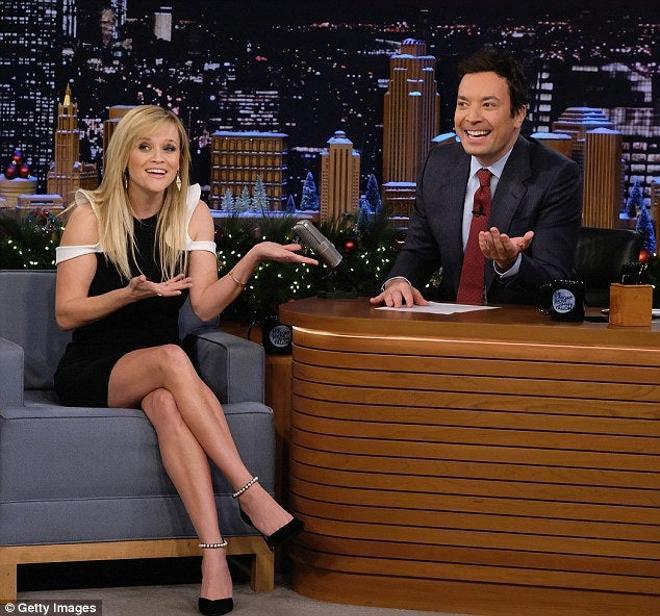 Reese Witherspoon en el programa de Jimmy Fallon	2