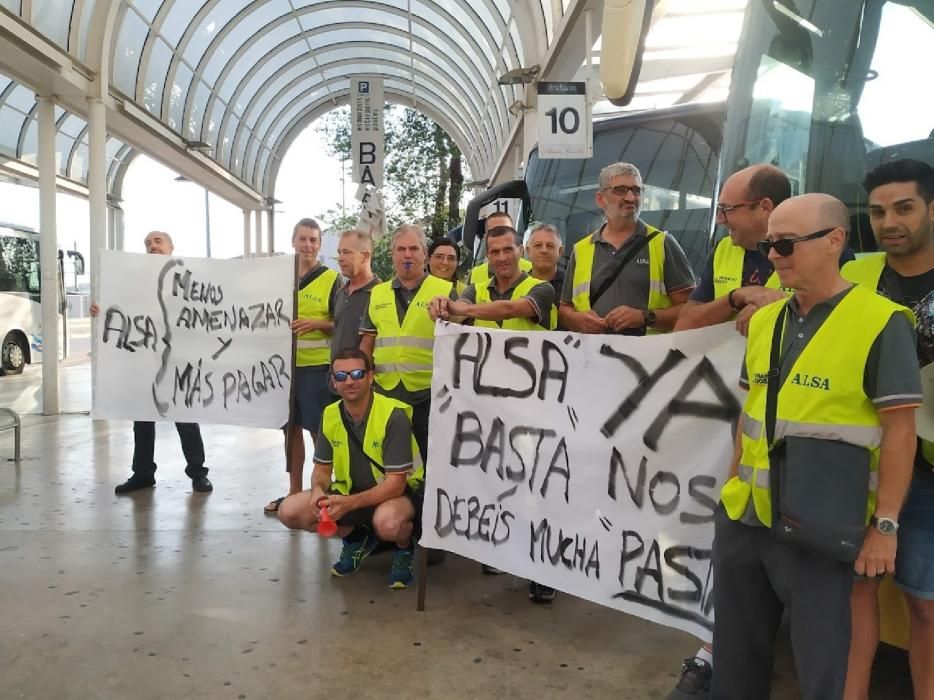 Vaga dels treballadors d'Alsina Graells a Manresa