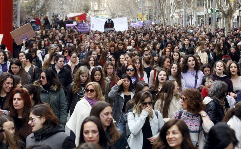 La jornada del 8M en Aragón