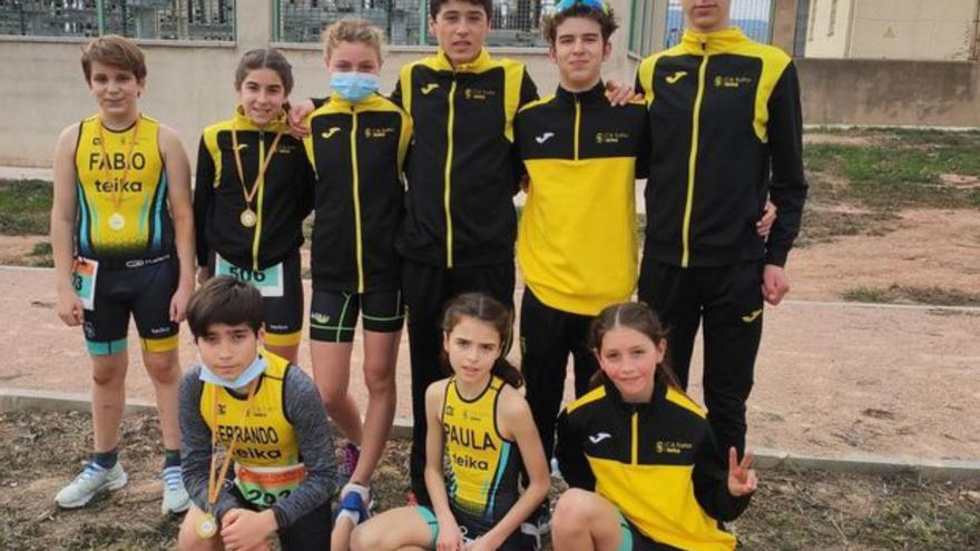 CA Safor Teika Triunfos y podios en las competiciones provinciales del Duatlón de Sagunt y el Cross de Alzira