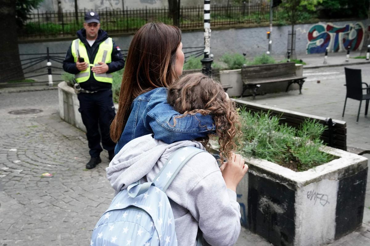 Masacre en una escuela de Belgrado