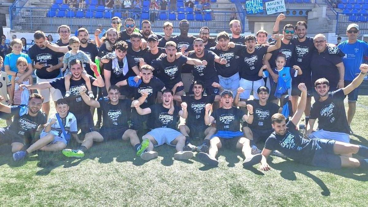 La UE Tavernes de la Valldigna "B" celebra su éxito