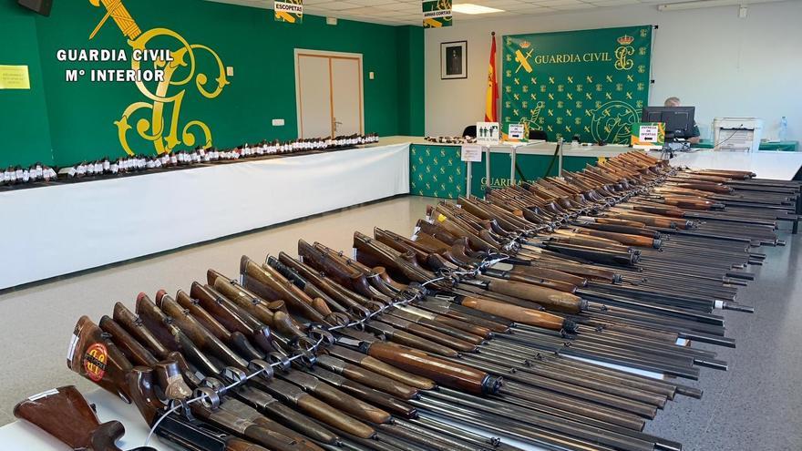 La Comandancia de la Guardia Civil de Cáceres realizará la última subasta de armas de su historia el 21 de febrero