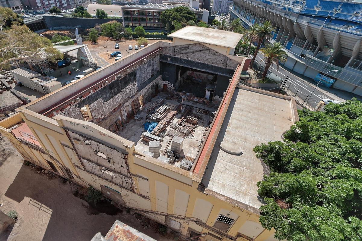 Visita a las obras del Viera y Clavijo Visita a las obras del Viera y Clavijo