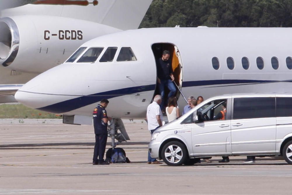 El propietari de Red Bull aterra a l'aeroport de Girona