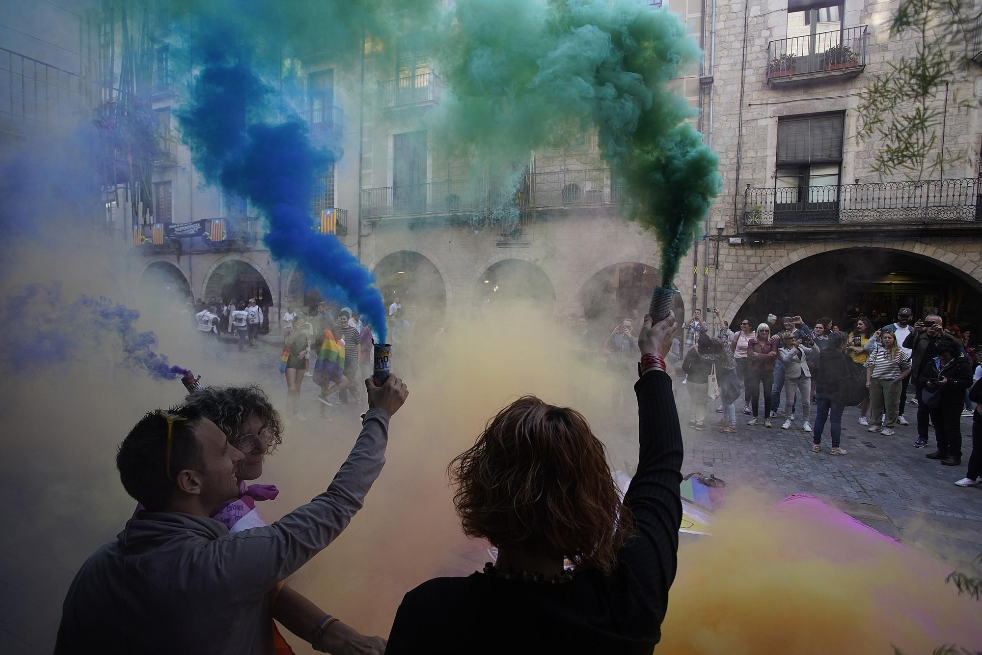 Concentració a Girona pel Dia Internacional contra l’LGTBI-fòbia