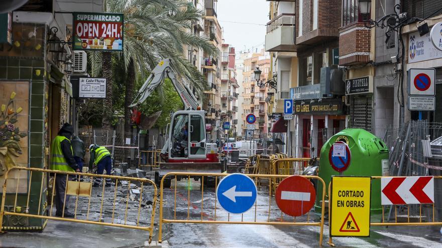 Estas son las calles de Alicante que estarán cortadas en octubre