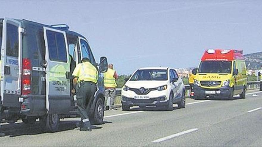 Herido grave un ciclista en la N-232 en Traiguera