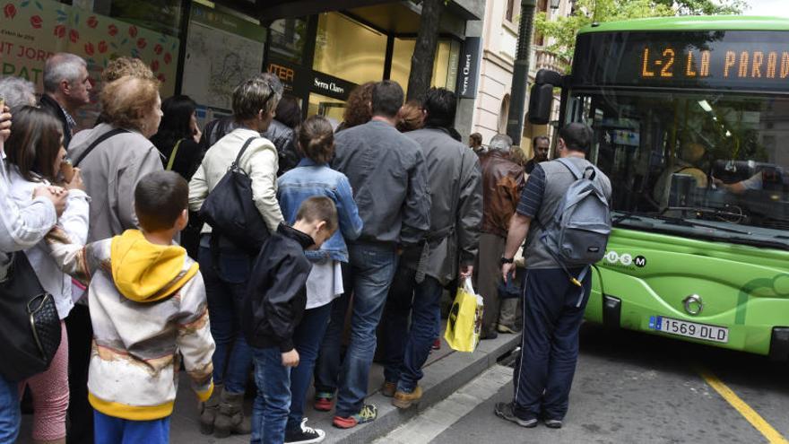 Imatge d&#039;arxiu del servei de bus urbà de Manresa