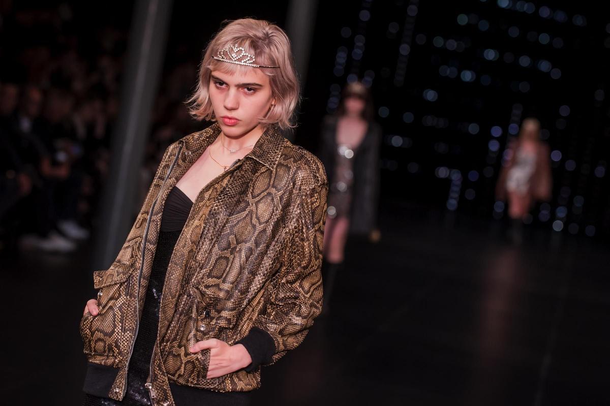 PFW: Saint Laurent Primavera/Verano 2016, print animal