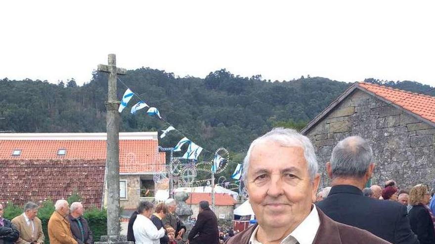 Manuel Uxío García, durante las fiestas en San Martiño. // Gonzalo N.