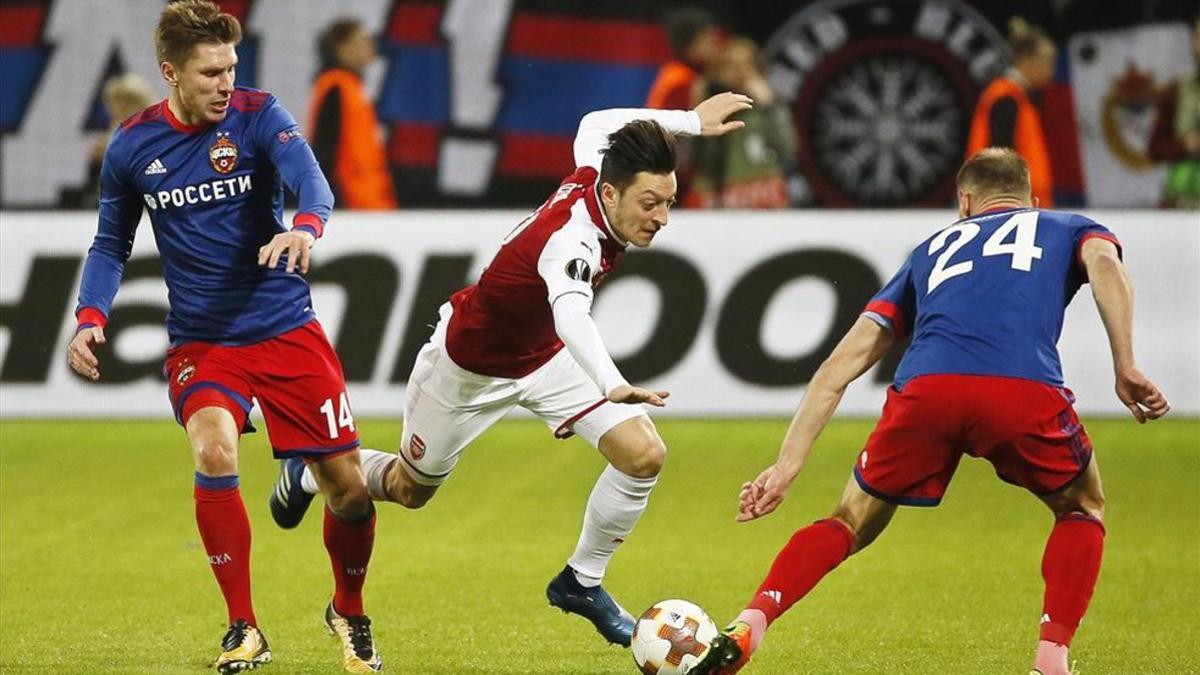 El Arsenal superó al CSKA de Moscú y alcanzó las semifinales