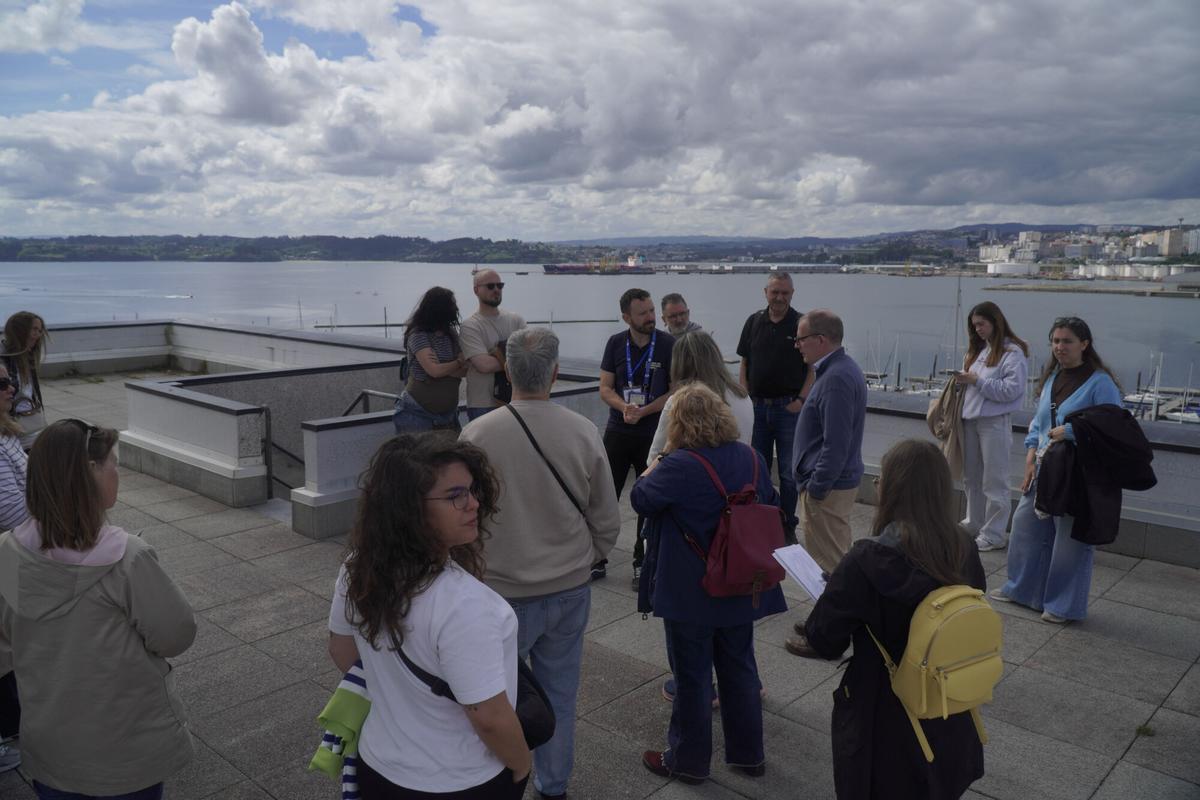 La primera edición de la Semana do Patrimonio Invisible en la torre de control marítimo de A Coruña