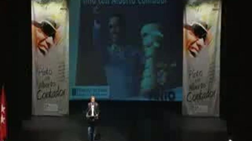 Recibimiento de campeón a Alberto Contador en Pinto