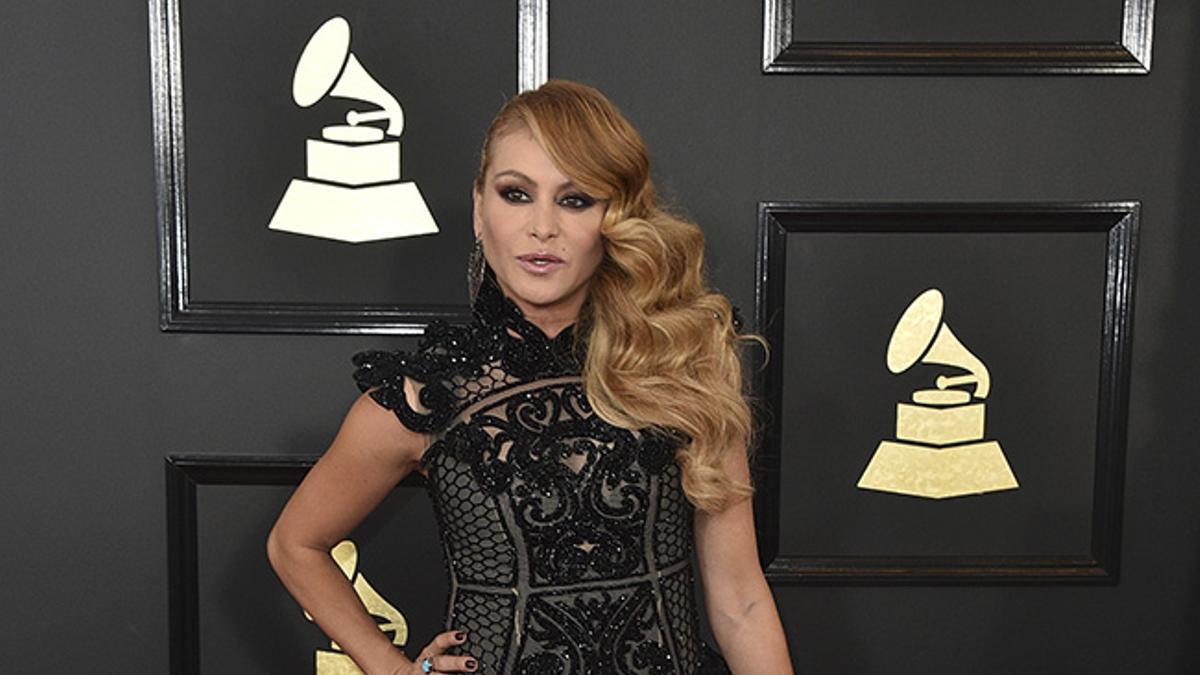 Paulina Rubio en la gala de los Grammy