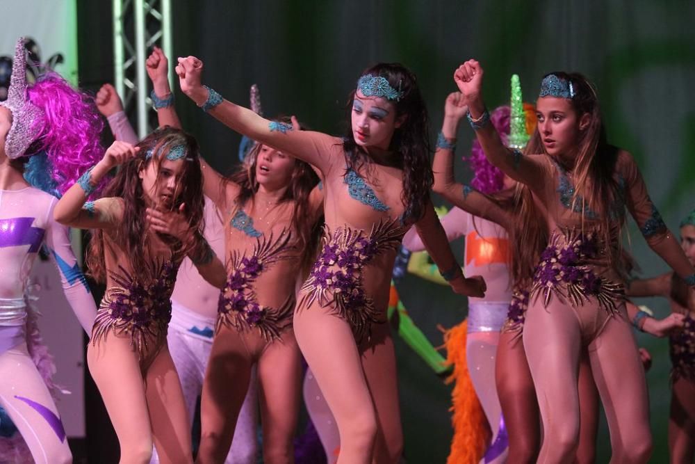 Andrea Guerrero, de la comparsa Los Gnomos, reina infantil del Carnaval de Cartagena 2017