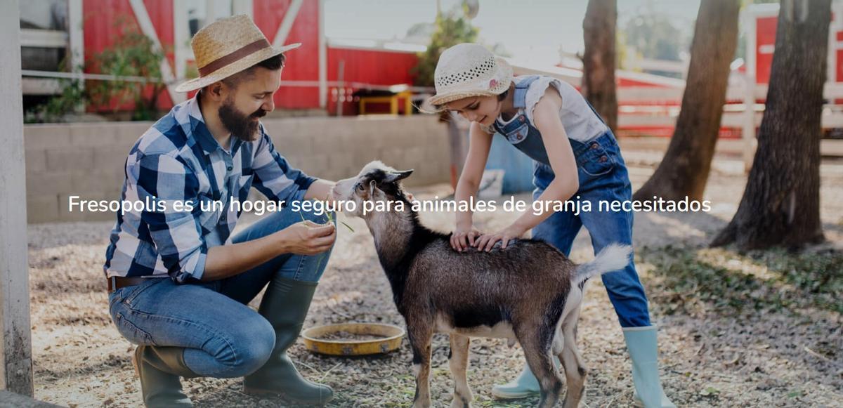 En Fresopolis viven más de 200 animales de granja