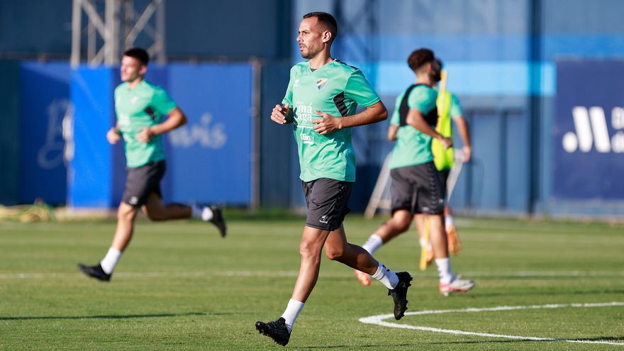 Manu Molina ya se entrena con el Málaga CF