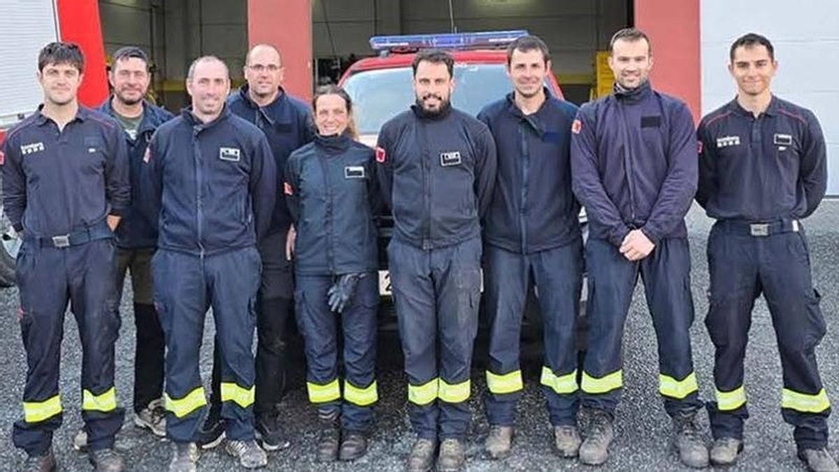 Els nous agents del parc de bombers de Llívia