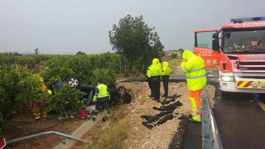 Rescate del accidentado.