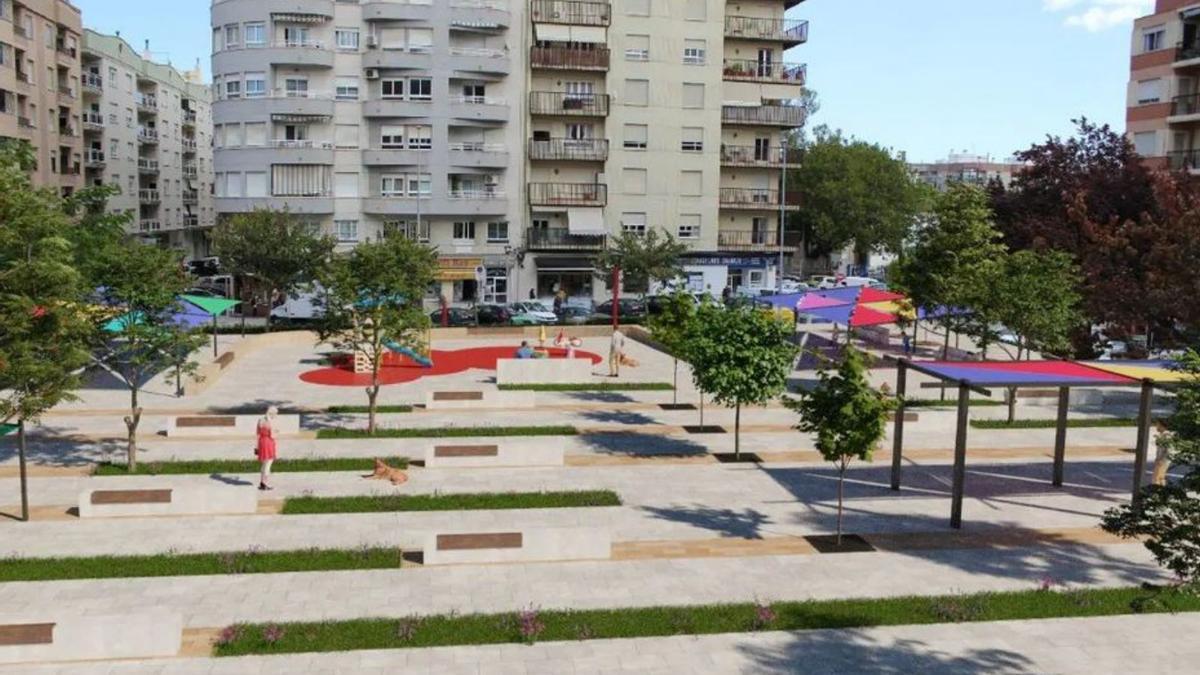 Oliva inicia la remodelación del parque de la avenida de València