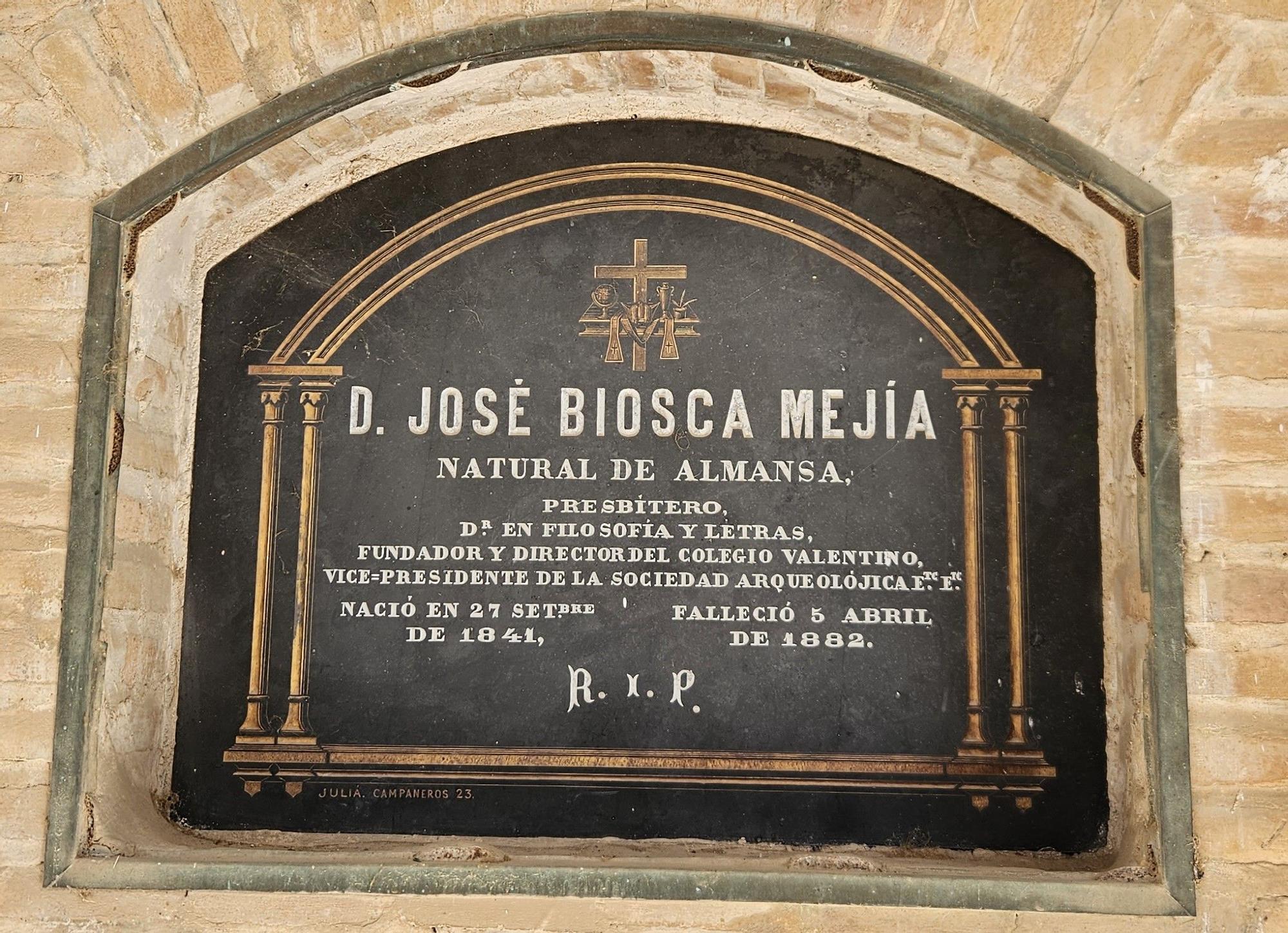 Jose Biosca, el "cura arqueologo" de Almansa